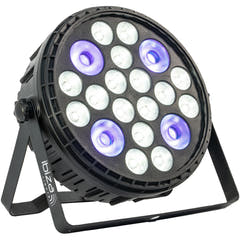 Ibiza XL RGBW+UV PAR-lampe (16x6 + 4x30W)