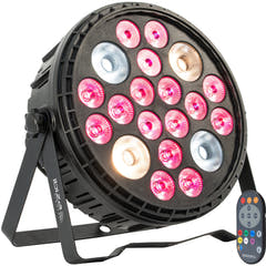 Ibiza XL RGBW+WWCW PAR-lampe (16x6 + 4x30W)
