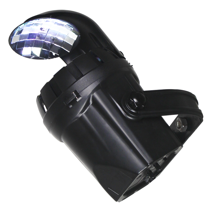 Ibiza 2-i-1 Discolys hvit LED