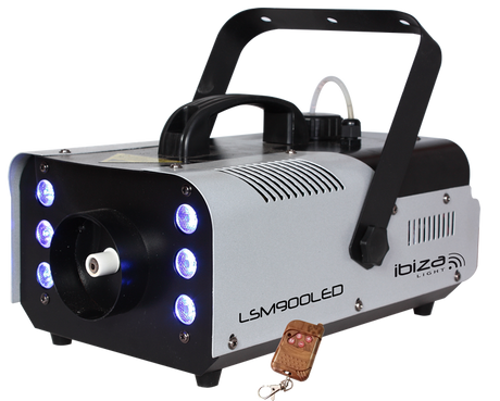 Ibiza røykmaskin LED + DMX (900W)