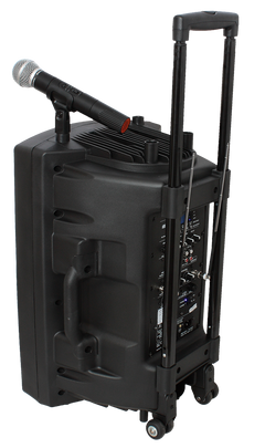 Ibiza bærbar høyttaler med 15" bass (svart, 800W)
