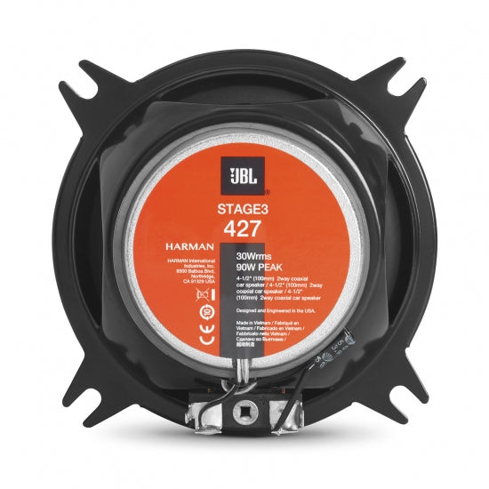 JBL Stage3 427 bilhøyttalersett (10 cm, 4")