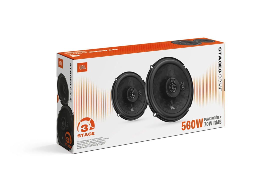 JBL Stage3 Gen2 68MF 6,5" 3-veis bilhøyttalere