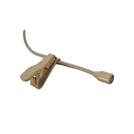 JTS CM-201iF DeLuxe Pack lavalier med 4 plugger, beige