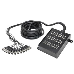 Multikabel med Stageboks 12/0 (10 m)