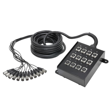 Multikabel med Stageboks 12/0 (10 m)