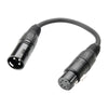 Adapterkabel DMX XLR hann 3 polet til XLR hunn 5 pol