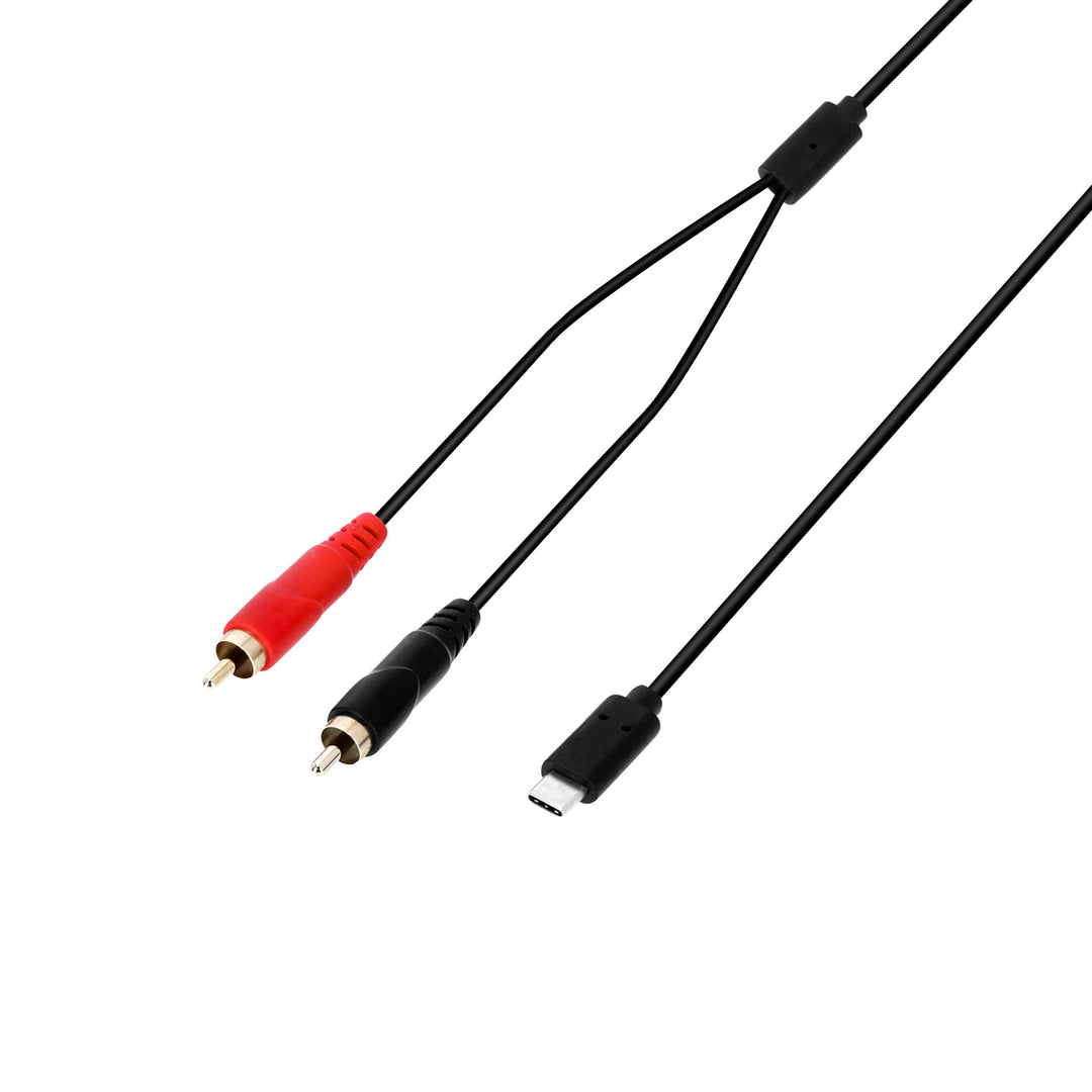 USB-C Y-kabel - RCA hann til USB-C  3 m