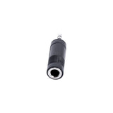 Adapter Audio Plug 6,3 mm Stereo Jack Hunn til 3,5 mm Stereo Jack