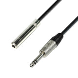 Hodetelefonforlengelseskabel 6,3 mm jack (6m)
