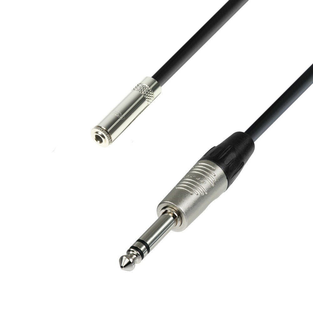 Adapterkabel 6,3 mm Jack Stereo Hanne til 3,5 Mini Jack Stereo Hun