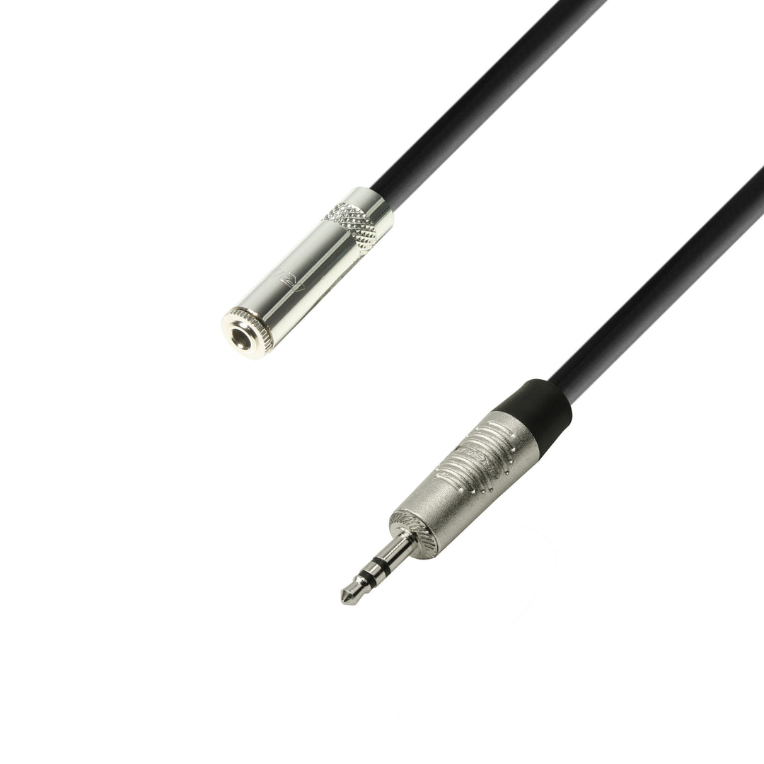 Hodetelefon Forlengelseskabel 3,5 mm Minijack