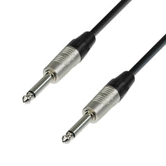 Adam Hall Cables 4 Star Series - Instrumentkabel REAN 6,3 mm Jack mono til 6,3 mm Jack mono 3 m
