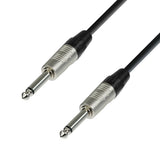 Adam Hall Cables 4 Star Series - Instrumentkabel REAN 6,3 mm Jack mono til 6,3 mm Jack mono 3 m