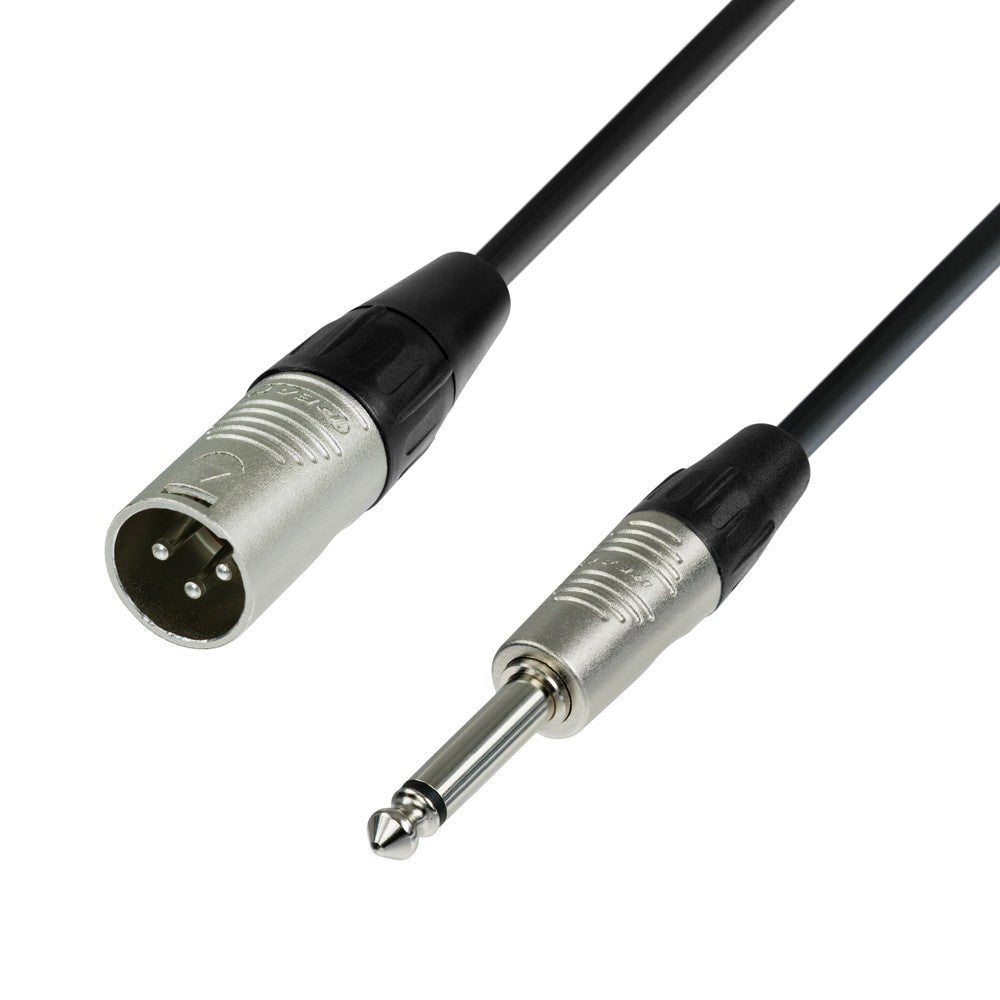 Signal Kabel XLR Hann til 6.3 mm Jack Mono 