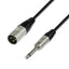 Signal Kabel XLR Hann til 6.3 mm Jack Mono 