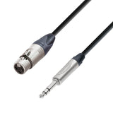 Adam Hall Cables 5 STAR BFV 0500 - Balansert kabel Neutrik® XLR hunn til Jack TRS | 5 m