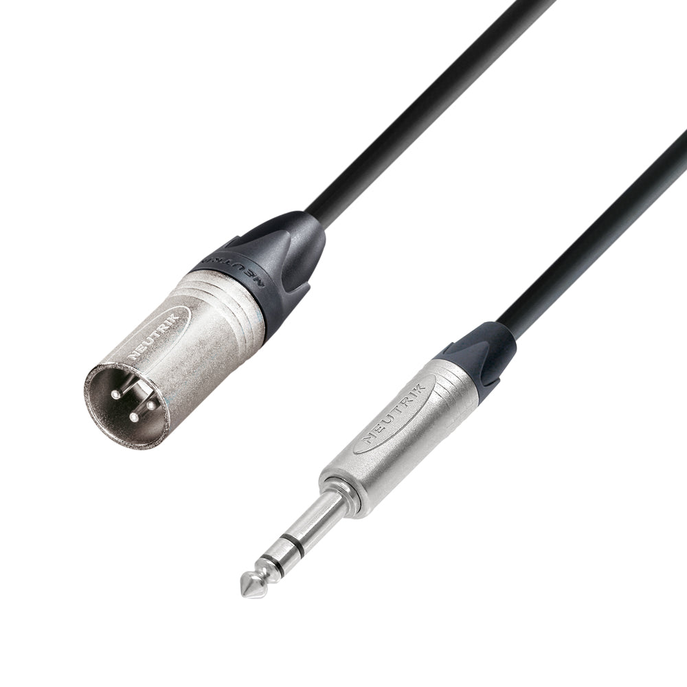Neutrik XLR hann til 6,3 mm balansert jack (3m)