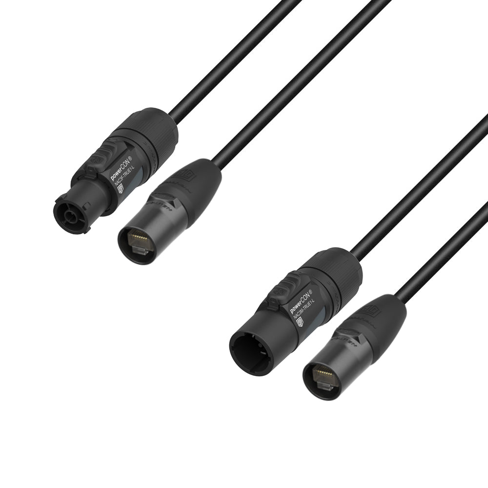 Adam Hall Cables 5 STAR H TCON N 0150 - Hybridkabel for nettverk | Neutrik etherCON® x TRUE1® | 1,5 m