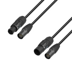 Adam Hall Cables 5 STAR H TCON N 1000 - Hybridkabel | Nettverk | Neutrik etherCON® x TRUE1® | 10 m