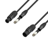 Adam Hall Cables 5 STAR H TCON N 1000 - Hybridkabel | Nettverk | Neutrik etherCON® x TRUE1® | 10 m