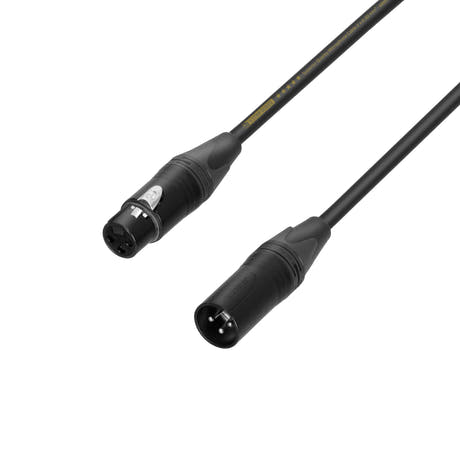 Adam Hall Cables 5 STAR MMF 0150 - Mikrofonkabel | Neutrik® XLR hunn x XLR hann | 1,5 m