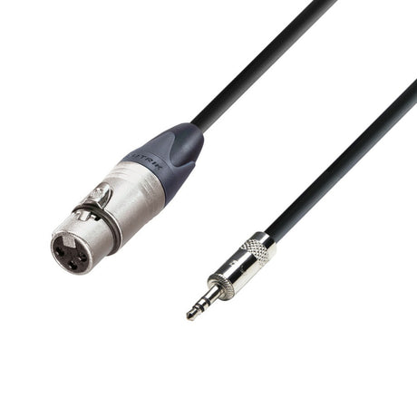 Adam Hall Cables 5 STAR MYF 0150 - Balansert kabel | Neutrik® XLR hunn x Rean® minijack TRS | 1,5 m