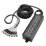 Multikabel med Stage Box 8/0 (10 m)