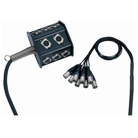 Multikabel med Stage Box 8/0 15 m