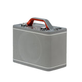 Karaoke-høyttaler med 2 mikrofoner (Hvit)