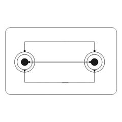 3-stjerners minijack-kabel 3,5 mm