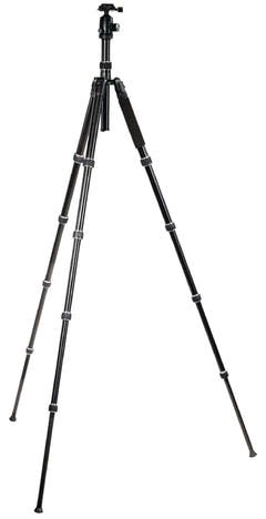 Profesjonelt kamera/videostativ med kulehode, 145 cm
