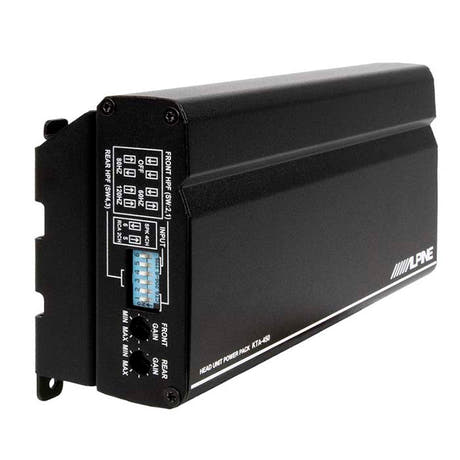 Alpine KTA-450 tilleggsforsterker til ilx-w650bt, W690D