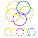 Glowstick armbånd 100 stk. (ensfargede)