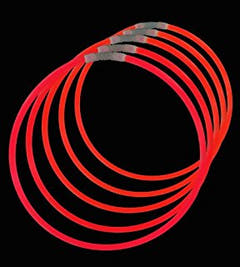 Glowstick armbånd 100 stk. (ensfargede)