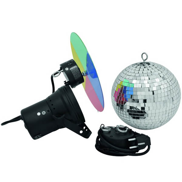 Eurolite komplett discoballsett (30 cm)
