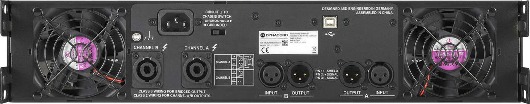 Dynacord L1300FD digital forsterker (2x650W, DSP)
