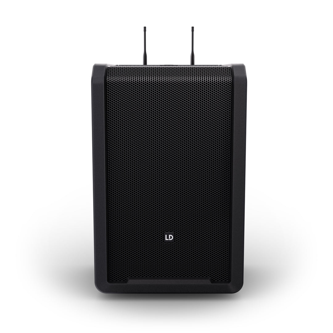 LD Systems ANNY® 10 BPH 2 B5 - 10" bærbart, batteridrevet Bluetooth® PA-system med mixer og 2x headsetmikrofoner (inkl. bodypacks)