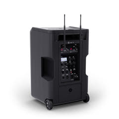 LD Systems ANNY® 10 HHD 2 B5 – 10" bærbart batteridrevet Bluetooth® PA-system med mikser og 2x trådløse håndholdte mikrofoner