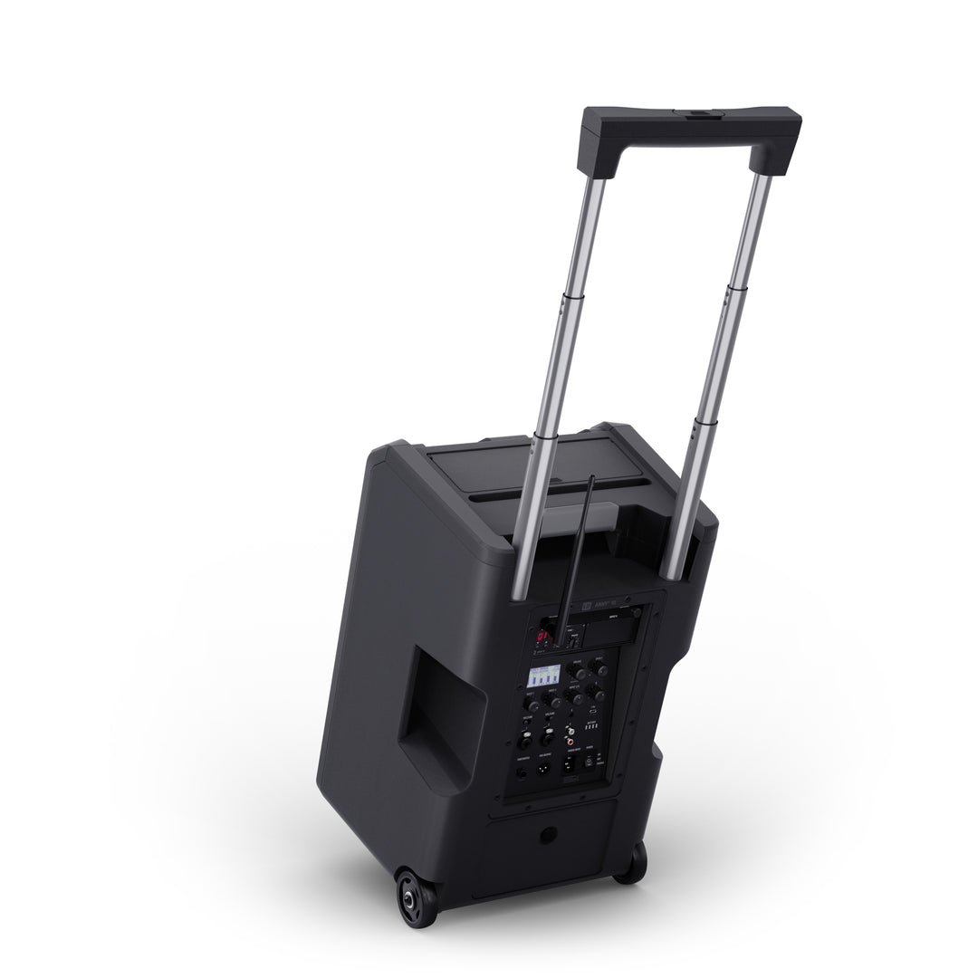 LD Systems ANNY® 10 HHD B6 - 10" bærbart batteridrevet Bluetooth® PA-system med mikser og 1x trådløs håndholdt mikrofon