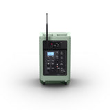 LD Systems ANNY® 8 BPH B5 GN - Bærbar batteridrevet Bluetooth® PA-høyttaler med mikser og 1x headset-mikrofon (inkl. bodypack), Adventure Green