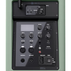 LD Systems ANNY® 8 BPH B5 GN - Bærbar batteridrevet Bluetooth® PA-høyttaler med mikser og 1x headset-mikrofon (inkl. bodypack), Adventure Green