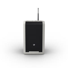 LD Systems ANNY® 8 BPH B5 G - Bærbar, batteridrevet Bluetooth® PA-høyttaler med mixer og 1x headsetmikrofon (inkl. bodypack), Urban Grey