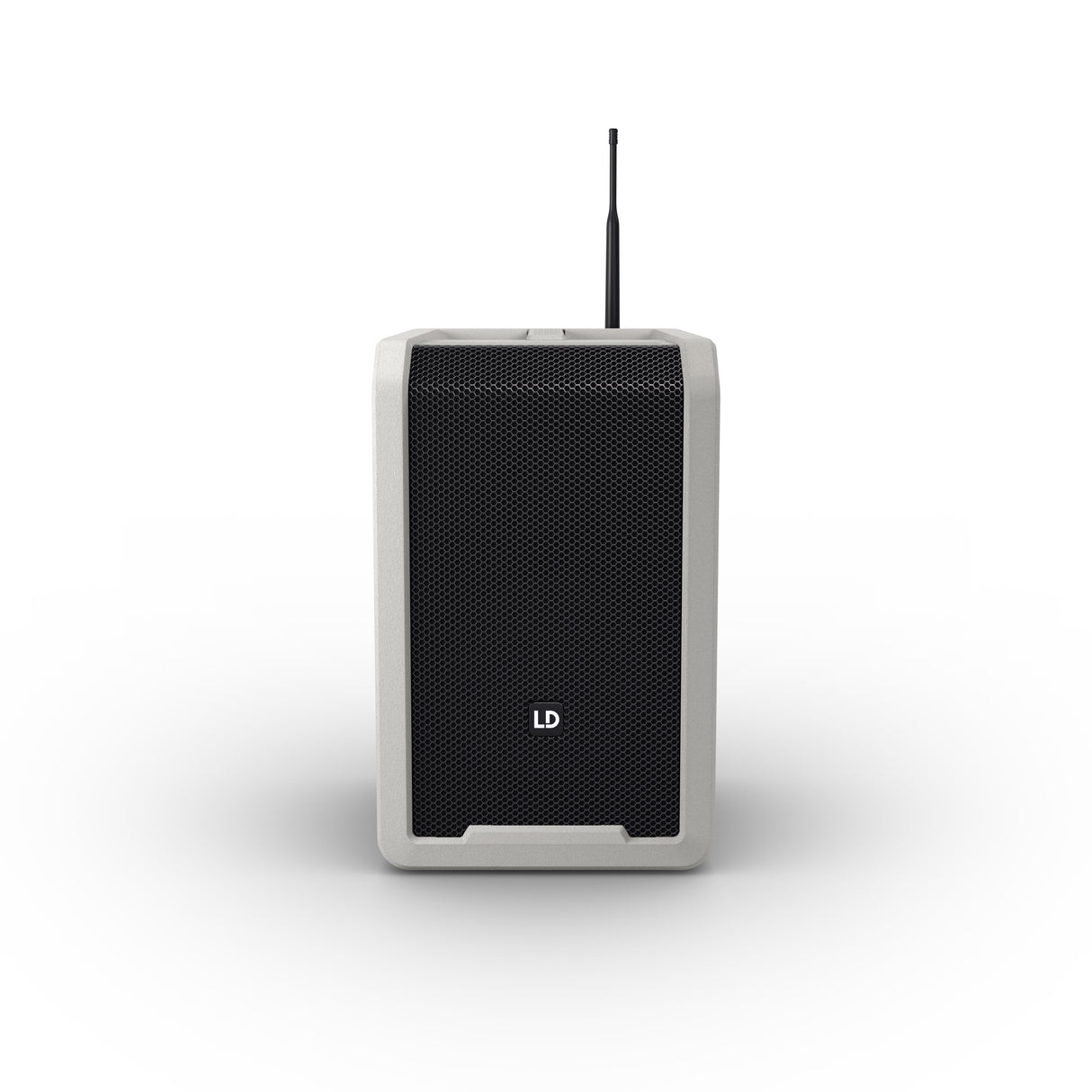 LD Systems ANNY® 8 BPH B5 G - Bærbar, batteridrevet Bluetooth® PA-høyttaler med mixer og 1x headsetmikrofon (inkl. bodypack), Urban Grey
