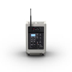 LD Systems ANNY® 8 BPH B5 G - Bærbar, batteridrevet Bluetooth® PA-høyttaler med mixer og 1x headsetmikrofon (inkl. bodypack), Urban Grey
