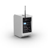 LD Systems ANNY® 8 BPH B5 W - Bærbar batteridrevet Bluetooth® PA-høyttaler med mikser og 1x headset-mikrofon (inkl. bodypack), Pure White