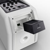 LD Systems ANNY® 8 BPH B5 W - Bærbar batteridrevet Bluetooth® PA-høyttaler med mikser og 1x headset-mikrofon (inkl. bodypack), Pure White