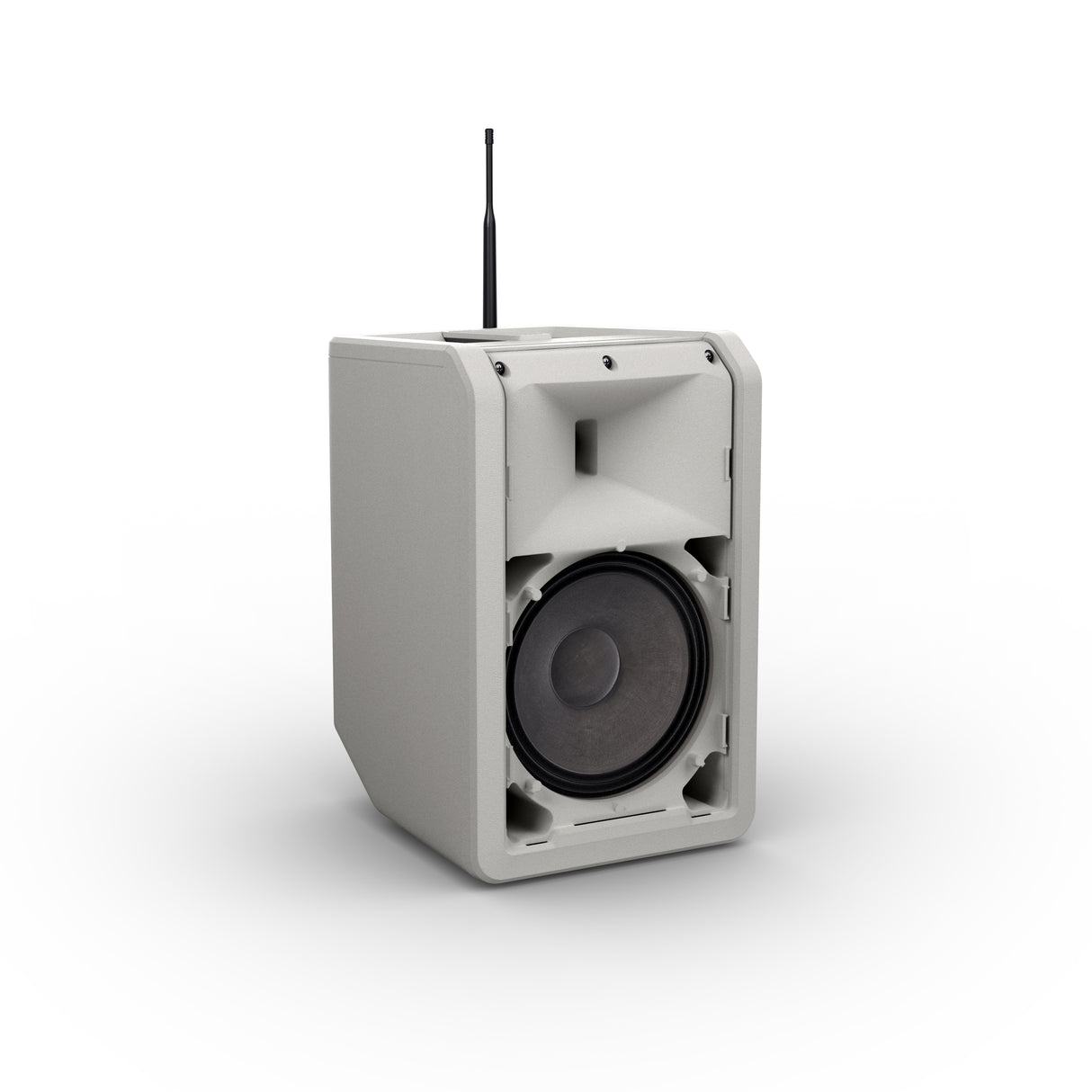 LD Systems ANNY® 8 BPH B6 G - Bærbar batteridrevet Bluetooth® PA-høyttaler med mikser og 1x headsetmikrofon (inkl. bodypack), Urban Grey