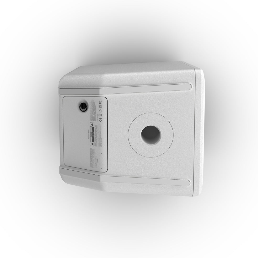 LD Systems ANNY® 8 BPH B6 W - Bærbar batteridrevet Bluetooth® PA-høyttaler med mikser og 1x headset-mikrofon (inkl. bodypack), Pure White