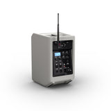 LD Systems ANNY® 8 BPH B8 G - Bærbar batteridrevet Bluetooth® PA-høyttaler med mikser og 1x headsetmikrofon (inkl. bodypack), Urban Grey